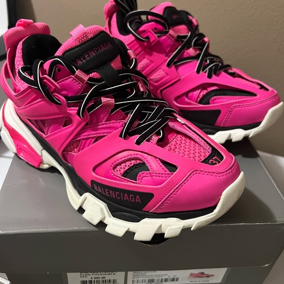 Balenciaga track sneaker fuchsia/ black - Picture 4 of 5